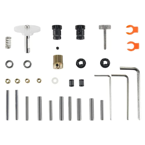 Vista 9 de BCZAMD - Juego de accesorios de impresora 3D, juego de construcción de extrusora de accionamiento directo, incluye engranajes inclinados, repuesto