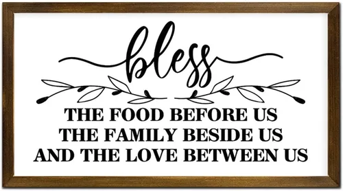 Vista 27 de Letrero con marco de madera con texto inspirador, con texto en inglés «Take My Hand Take My Whole Life», letreros con marco de madera rústica