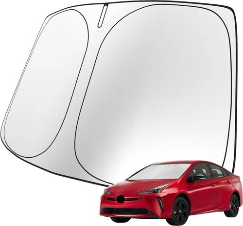 Vista 24 de Parasol para parabrisas, accesorios para parabrisas delantero, protector solar personalizado, diseño de doble capa