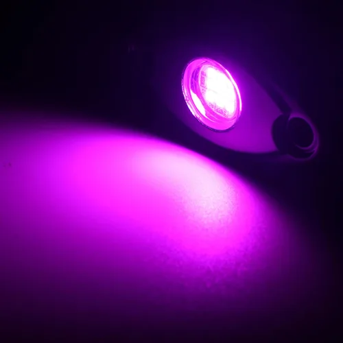 Vista 8 de 12 cápsulas de luces LED moradas de neón para auto, camión, ATV, SUV, luz trasera para vehículos