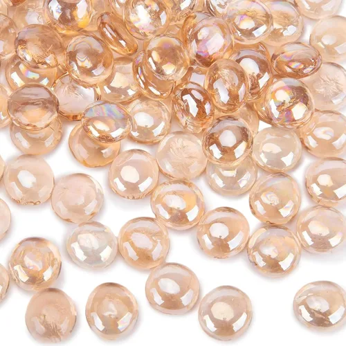 Vista 11 de FUTUREPLUSX Canicas de Vidrio Plano Negro de 5 Libras, Cuentas de Piedras Preciosas, Rocas de Acuario para Pecera, Piedras de Grava a Granel