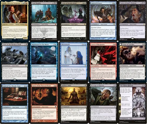 Vista 2 de Elite Curses Commander Deck - Lynde - Grixis - Azul Negro Rojo - EDH - 100 cartas - Magic The Gathering Deck - Muy fuerte