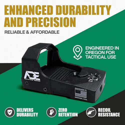 Vista 7 de ADE RD3-006 - Mira de punto verde + placa de montaje óptica para Taurus G2C, G2, PT111 G2, G3 (vista trasera original), PT140, PT709, PT740, TX22