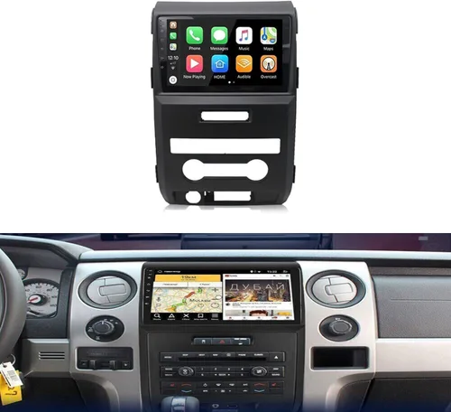 Android 13 Estéreo de coche compatible con Ford F-150 F150 2008 2009 2010 2011 2012 2013 2014, 2G+32G 9 pulgadas pantalla táctil radio de coche con