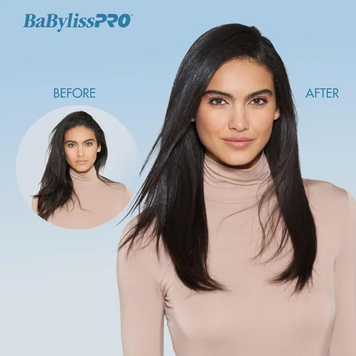 Vista 4 de BabylissPRO Enderezadora iónica Titanium nano del pelo, plancha plana profesional para todo tipo de cabello