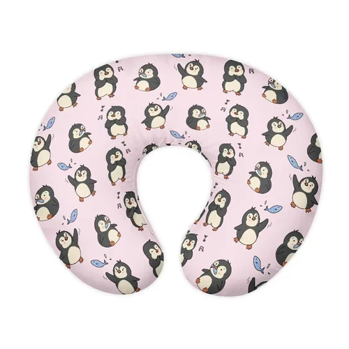 Vista 12 de Funda de almohada de lactancia Axolotl Sandía para almohadas de lactancia materna, funda de almohada de lactancia para recién nacido, se adapta a