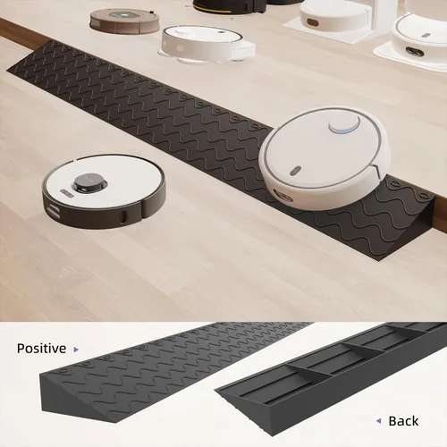 Vista 7 de Henka Rampas de umbral de elevación de 1 pulgada para puertas, rampa de silla de ruedas para escalones del hogar, rampa de umbral de puerta