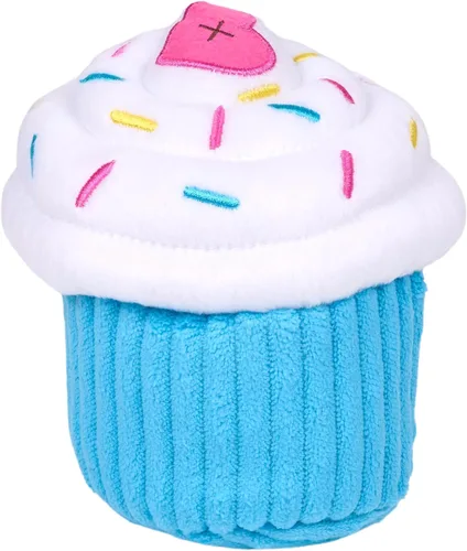 Vista 14 de ZippyPaws Caja de cumpleaños – Juguetes chirriantes para mantenerlos ocupados, peluche divertido de comida para perros pequeños, medianos y grandes