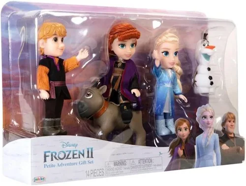 Vista 3 de Disney Frozen 2 Set de Regalo de Muñecas Pequeñas - Incluye Elsa, Anna, Kristoff, Olaf y Sven! 6 pulgadas