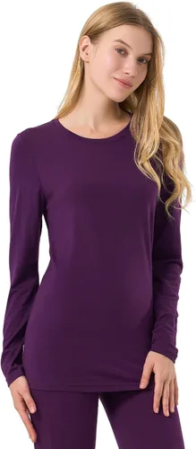 Vista 22 de Merino Protect 100% lana merino capa base mujer ropa interior térmica ligera suave manga larga camisa para senderismo esquí