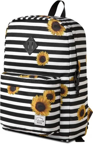 Vista 28 de VASCHY - Mochilas para uso diario de mujer, verde, Mediana