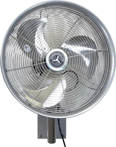 Vista 4 de HydroMist F10-14-006 - Ventilador oscilante de pared (24 pulgadas), 18", Negro