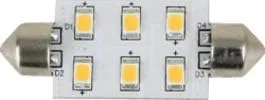 Scandvik Light Festoon 42 MM 6 LED WW
