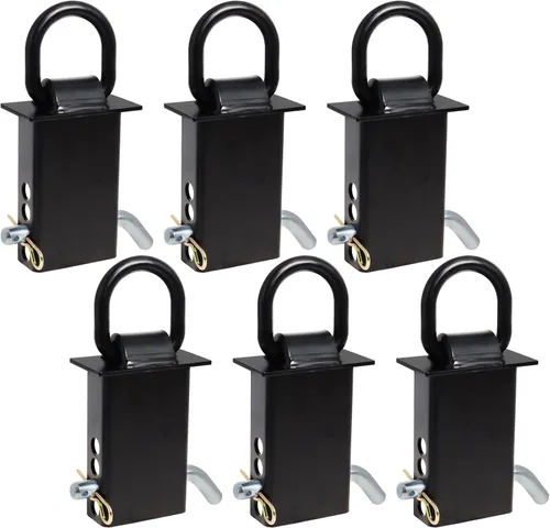 Vista 10 de Bolsa de estaca para remolque con anillo en D de 16200 libras de alta resistencia ajustable y removible, bolsa de estaca con anillo en D