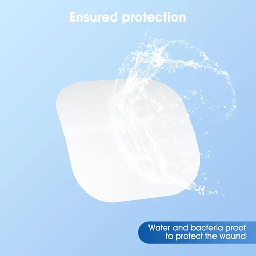 Vista 7 de Ourmed Vendajes hidrocoloides de 2 x 2 pulgadas, paquete de 10 vendajes para heridas con autoadhesivo, parche de curación rápida para úlceras