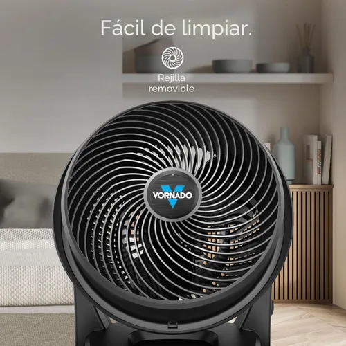Vista 5 de Vornado 630 ventilador mediano de recirculación del aire.