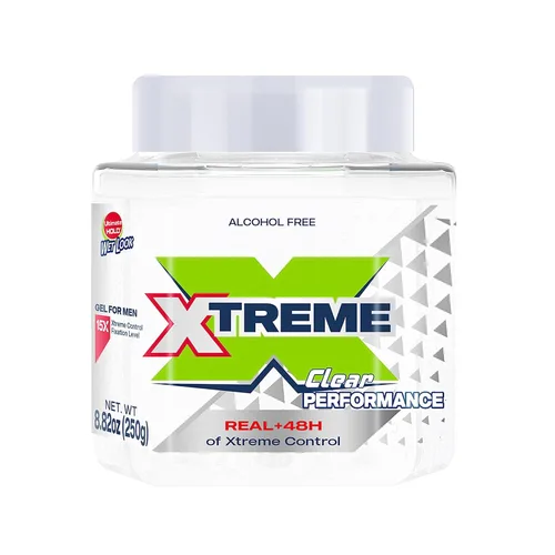 Vista 8 de Xtreme Clear Performance Styling Gel para el cabello para hombres, sin alcohol, control Xtreme de 48 horas con aloe vera, tarro de 8.82 onzas
