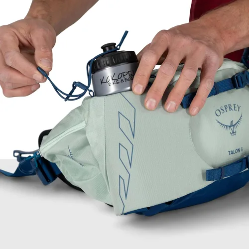 Vista 9 de Osprey Talon 6L Men's Lumbar Hiking Waist Pack - Fanny Pack with Water Bottle Holders