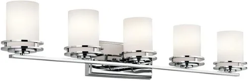 Vista 15 de Kichler Lighting Hendrik - Lámpara incandescente de baño con 3 focos, 5085OZ, 100.00watts, 120 volts