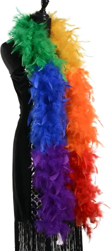 Vista 3 de Handy Lidy Boa de plumas Chandelle de 2.12 oz, 72 pulgadas de largo, peso ligero, para mujer, para disfraz de fiesta
