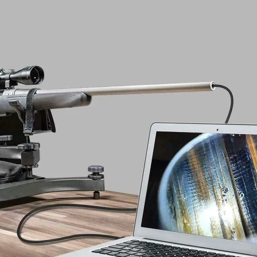 Vista 7 de Teslong Boroscopio para Rifle, Cámara de Limpieza de Armas - Compatible con Calibre.20 y Mayor - Herramienta de Inspección Visual de Cañón para Caza