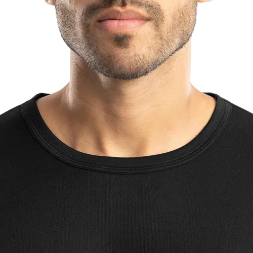 Vista 3 de Realtree Ropa interior térmica de manga larga de poliéster para hombre Negro carbón