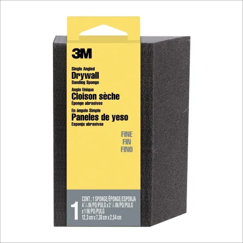 Vista 4 de 3M Esponja de lijado en ángulo, grano fino, uso húmedo o seco, ideal para lijado multiusos, lavable y reutilizable, uso para proyectos interiores