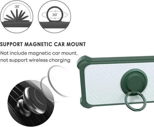 Vista 3 de Case for Kalley Element 5 Plus Case Compatible with Kalley Element 5 Plus Phone Case Cover [with Tempered Glass Screen Protector][Hard PC + Soft