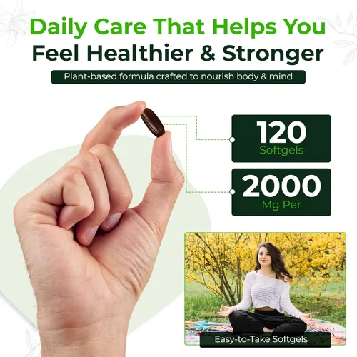 Vista 7 de Natural Nutra Suplemento de lecitina de girasol de 2000 mg, mejora la función hepática, refuerzo de memoria, sin OMG, sin gluten, 120 cápsulas