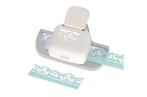 Vista 5 de Bira Deep Edger Border Craft Punch, San Valentín, para álbumes de recortes, tarjetas artísticas (Heart-2)