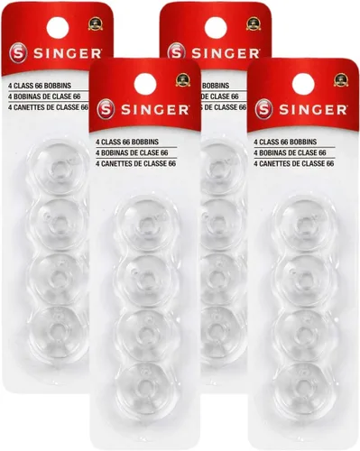 Vista 9 de SINGER Bobbins - Bobinas de plástico transparente clase 66, bobinas de repuesto para máquina de coser, bobinas de máquina de coser, accesorios