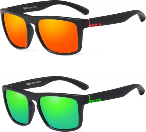 Vista 18 de Gafas de sol deportivas polarizadas para hombre Ciclismo Correr Pesca Golf Gafas de sol Mujeres HD731