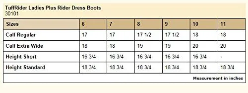 Vista 3 de TuffRider Bota de vestir Plus Rider - Xwide-Short Negro 10 LD