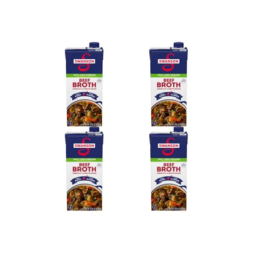 Vista 12 de Swanson Caldo de carne con 50% menos de sodio, 14.5 oz.