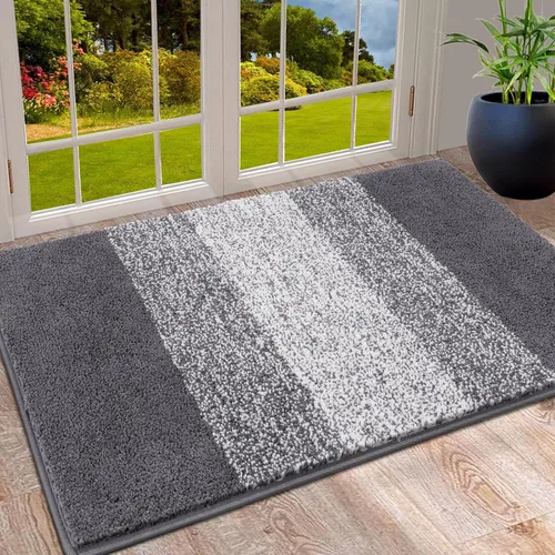 Vista 21 de Vaukki Tapete de Entrada Interior para Puerta, Tapete Antideslizante Absorbente Atrapa Barro, Tapete de Piso Interior, Alfombra de Puerta Lavable