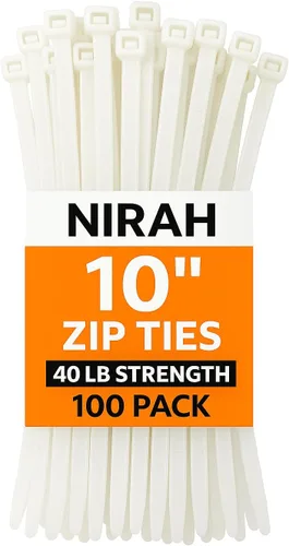 Vista 17 de Bridas pequeñas negras de 4 pulgadas, resistentes a los rayos UV, autobloqueantes de nailon pequeñas, mini bridas para electrónica, gestión