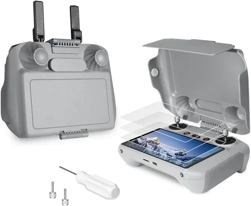 Arzroic Kit de Capucha Protectora Solar RC 2 con Protector de Pantalla para DJI Mini 5 Pro/Mini 4 Pro/Mavic 4 Pro/Flip/Air 3S/Air 3 Accesorios