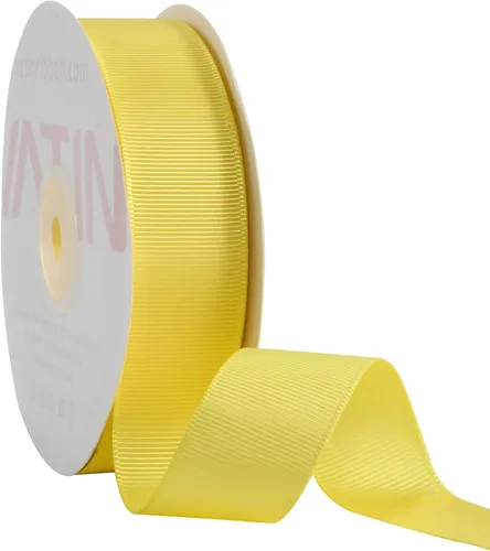 Vista 172 de VATIN Cinta de Grogrén Negra, 1-1/2" x 50 Yardas Continuas, Cinta de Grogrén de Poliéster Negra, Usar para Lazos de Bricolaje, Accesorios