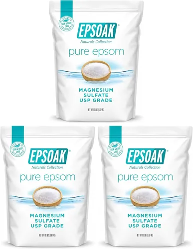 Vista 14 de Sales de Epsom para baño, spa, ducha y pies de Epsoak, Blanco
