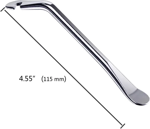 Vista 4 de Oumers Kit de reparación de mecánico de ciclismo multifunción con palanca de neumático de 3 piezas, 5 piezas de parches de neumáticos para raspador