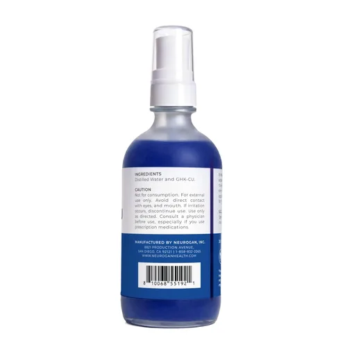 Vista 2 de Neurogan GHK-Cu Suero de Péptidos de Cobre para Cabello y Cuero Cabelludo – 2400mg, 4% Péptidos de Cobre – Fórmula de Absorción Rápida a Base