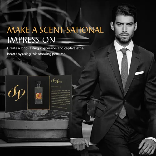 Vista 6 de BIJOU Perfume para hombre de 1.7 onzas líquidas I Eau De Parfum con pomelo, ciruela y almizcle Perfume de larga duración para hombres I Regalo