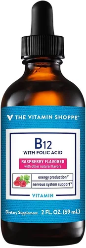 The Vitamin Shoppe Vitamina B12: producción de energía, sistema nervioso y apoyo de glóbulos rojos, vitamina B diaria