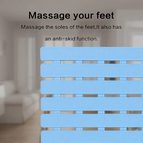 Vista 3 de BEMISO - Tapete de ducha antideslizante con ventosas y agujeros de drenaje, 27.5 x 15.7 pulgadas para bañera y ducha, fácil de secar, fácil