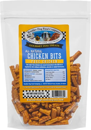 Vista 7 de Bison Bits: Golosinas para perros Pure Bison - Golosinas para perros naturales, aprobadas por veterinarios, ingredientes limitados, sin granos