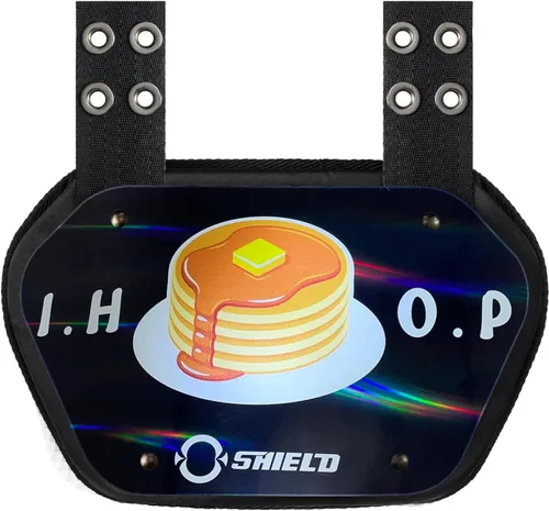 Vista 15 de O Shield Football Back Plate, Backplate Football, Expression Series, Drip, Big Dawg, That Boy Bad, That Man, You Slow, Can't Catch Me