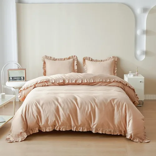 Vista 19 de Simple&Opulence Funda de edredón 100% algodón orgánico para niños y adolescentes, funda de edredón suave de 3 piezas con cierre de cremallera, juego