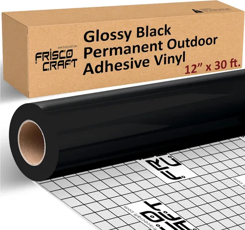 Vista 19 de Frisco Craft s Vinilo permanente azul brillante - 12" x 6 pies