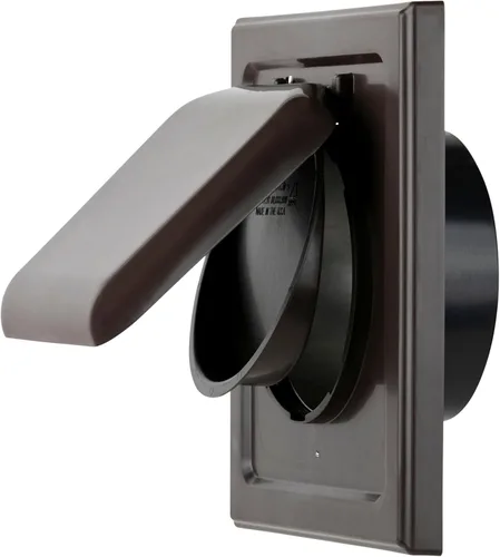 Vista 33 de NO-PEST VENT Exclusiva cubierta de ventilación de secadora de doble puerta, fabricada en Estados Unidos con plástico muy resistente a los rayos UV