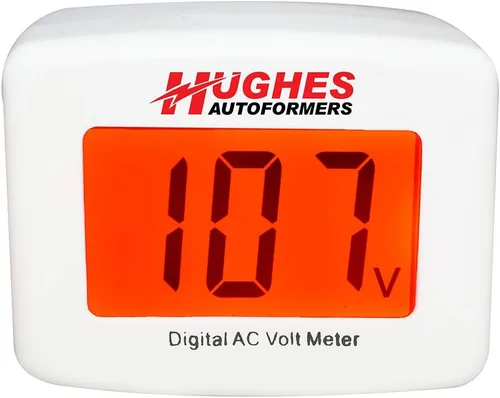 Vista 2 de Power Watchdog Hughes Autoformers DVM de doble color, voltímetro digital LED